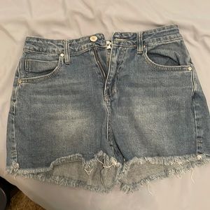 Denim shorts
